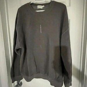 Topman Grey Lilac Nowhere Print Jumper Medium